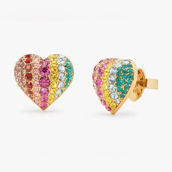 kate spade Jewelry - Kate Spade On The Dot Heart Studs
